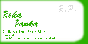 reka panka business card